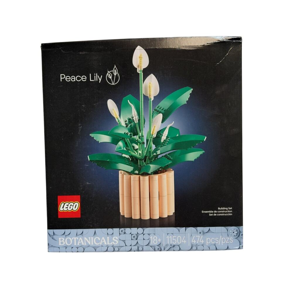 LEGO Botanicals Peace Lily Flower Building Set 11504 - 474 pcs - Brand New NIB